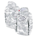 Kooe KC.Chiefs Arctic Camo Salute to Service Hoodies Limited Game Blank Player Stitched Jerseys