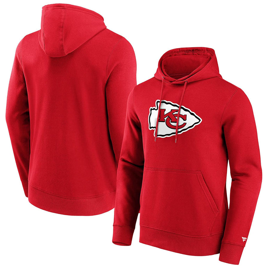 Kooe Custom KC.Chiefs Blank Player Red Pullover HoodieStitched Jerseys