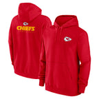 Kooe KC.Chiefs Red Pullover Hoodies Limited Blank Player Stitched Jerseys