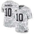 Kooe KC.Chiefs #10 Isiah Pacheco Player Arctic Camo Salute to Service Limited Stitched Jerseys