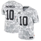 Kooe KC.Chiefs #10 Isiah Pacheco Player Arctic Camo Salute to Service Limited Stitched Jerseys