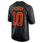 Kooe KC.Chiefs #10 Isiah Pacheco Player Black Fashion Game Stitched Jerseys