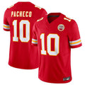 Kooe KC.Chiefs #10 Isiah Pacheco Red Vapor F.U.S.E. Limited Jersey American Stitched Jersey
