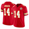 Kooe KC.Chiefs #14 Matt Araiza Player Red Limited Vapor F.U.S.E. Home Game Stitched Jerseys
