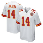 Kooe KC.Chiefs #14 Matt Araiza Player White Home Game Stitched Jerseys