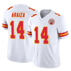 Kooe KC.Chiefs #14 Matt Araiza Player White Limited Vapor F.U.S.E. Home Game Stitched Jerseys