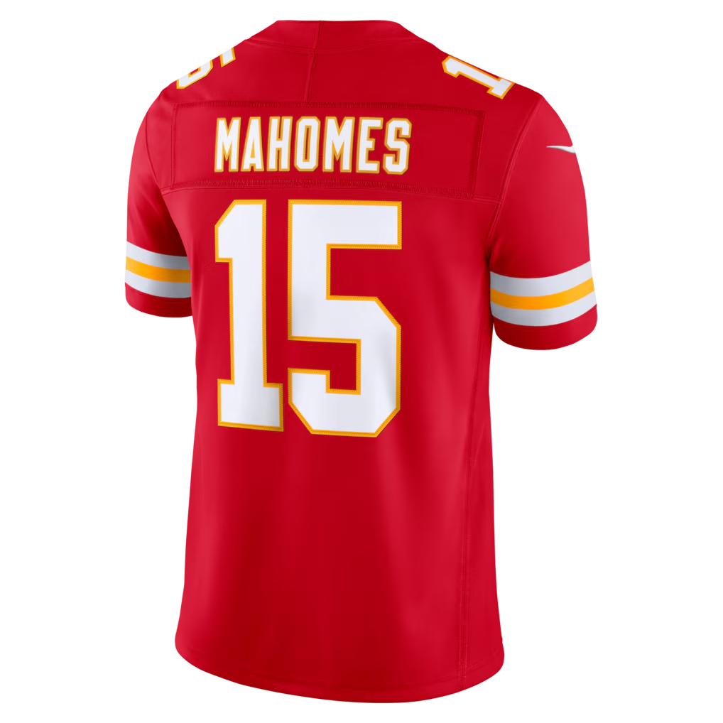 Kooe KC.Chiefs #15 Patrick Mahomes Red Team Vapor F.U.S.E. Stitched Limited Jersey
