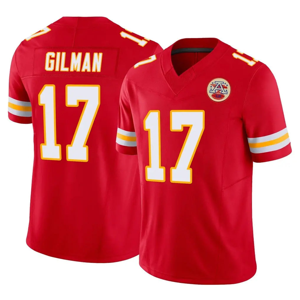 Kooe KC.Chiefs #17 Alohi Gilman Player Red Limited Vapor F.U.S.E. Home Game Stitched Jerseys