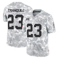 Kooe KC.Chiefs #23 Drue Tranquill Player Arctic Camo Salute To Service Limited Game Stitched Jerseys