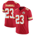 Kooe KC.Chiefs #23 Drue Tranquill Player Red Limited Vapor Untouchable Home Game Stitched Jerseys
