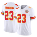 Kooe KC.Chiefs #23 Drue Tranquill Player White Limited Vapor F.U.S.E. Home Game Stitched Jerseys