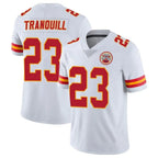 Kooe KC.Chiefs #23 Drue Tranquill Player White Limited Vapor Untouchable Home Game Stitched Jerseys