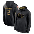 Kooe KC.Chiefs #2 Tyquan Thornton Player Black Salute to Service Hoodies Limited Game Stitched Jerseys