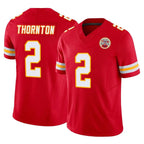 Kooe KC.Chiefs #2 Tyquan Thornton Player Red Limited Vapor F.U.S.E. Home Game Stitched Jerseys