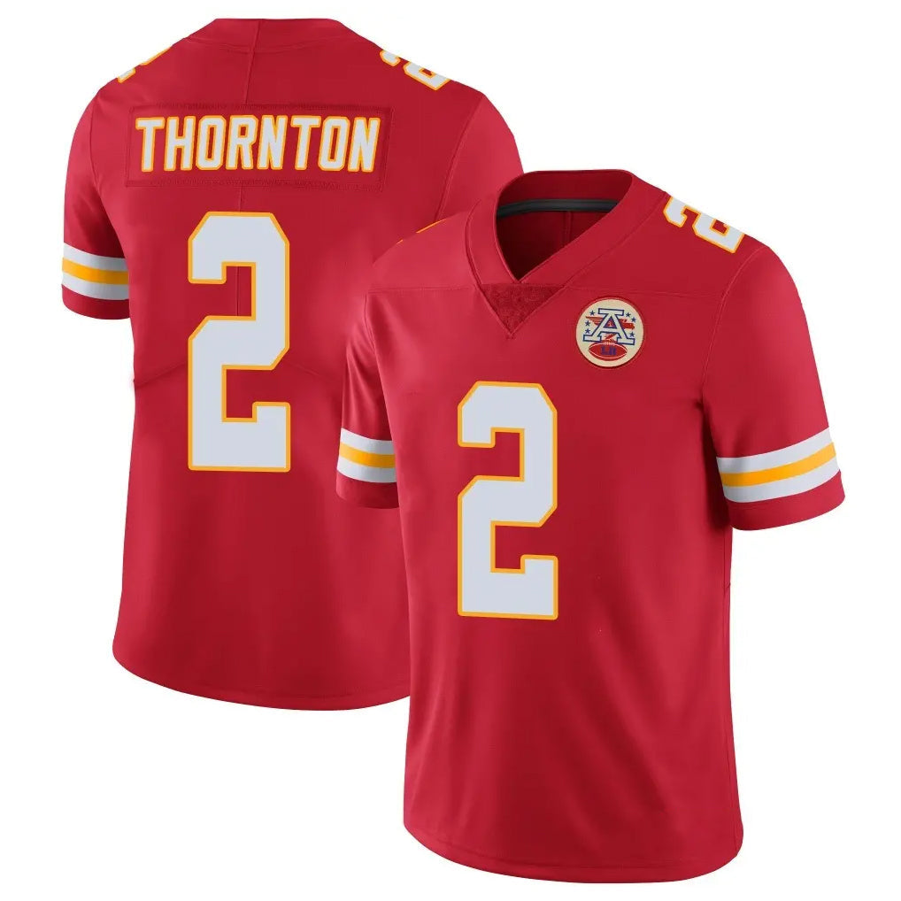 Kooe KC.Chiefs #2 Tyquan Thornton Player Red Limited Vapor Untouchable Home Game Stitched Jerseys