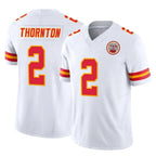 Kooe KC.Chiefs #2 Tyquan Thornton Player White Limited Vapor F.U.S.E. Home Game Stitched Jerseys