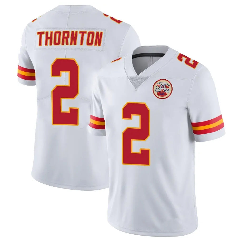 Kooe KC.Chiefs #2 Tyquan Thornton Player White Limited Vapor Untouchable Home Game Stitched Jerseys