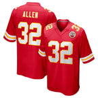 Kooe KC.Chiefs #32 Marcus Allen Player Red Home Game Stitched Jerseys