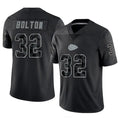 Kooe KC.Chiefs #32 Nick Bolton Player Black RFLCTV Limited Stitched Jerseys