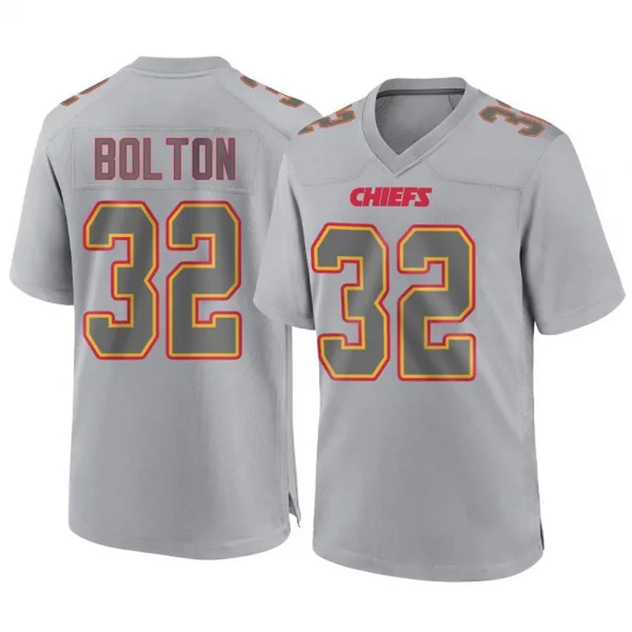 Kooe KC.Chiefs #32 Nick Bolton Player Gray Limited Game Stitched Jerseys