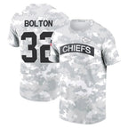 Kooe KC.Chiefs #32 Nick Bolton Player Salute to Service Hoodies & T-Shirts Stitched Jerseys