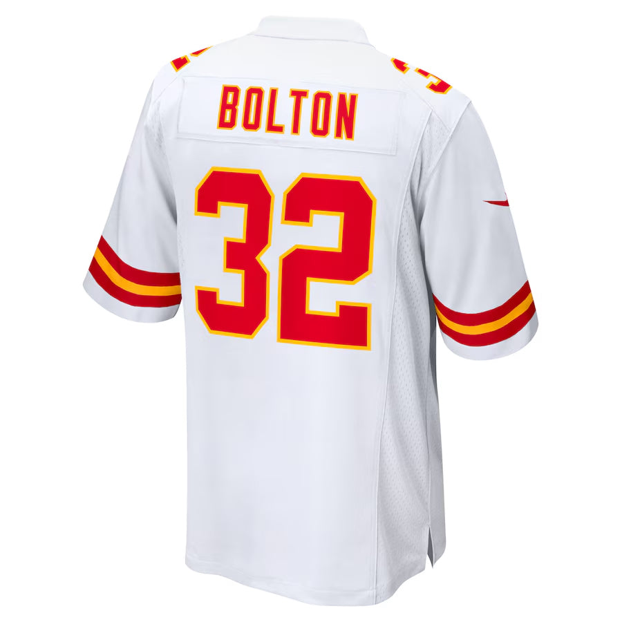 Kooe KC.Chiefs #32 Nick Bolton Player White Home Game Stitched Jerseys