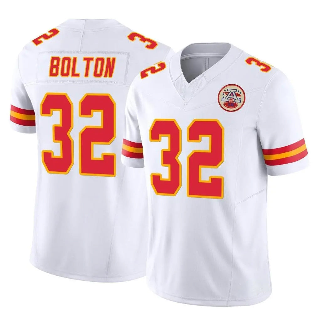 Kooe KC.Chiefs #32 Nick Bolton Player White Limited Vapor F.U.S.E. Home Game Stitched Jerseys