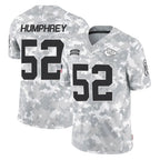 Kooe KC.Chiefs #52 Creed Humphrey Player Arctic Camo Salute To Service Limited Game Stitched Jerseys