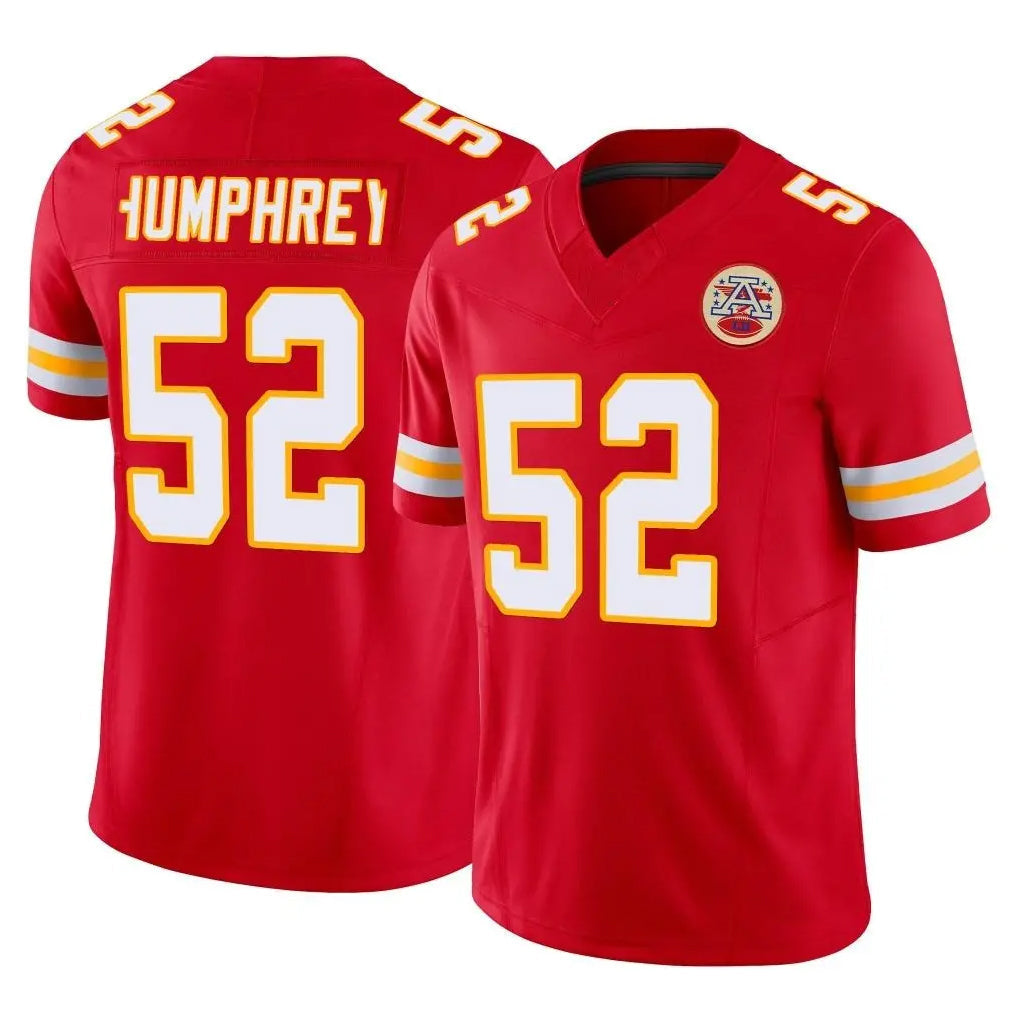 Kooe KC.Chiefs #52 Creed Humphrey Player Red Limited Vapor F.U.S.E. Home Game Stitched Jerseys