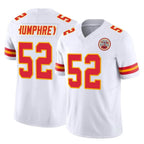 Kooe KC.Chiefs #52 Creed Humphrey Player White Limited Vapor F.U.S.E. Home Game Stitched Jerseys