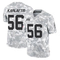 Kooe KC.Chiefs #56 George Karlaftis Player Arctic Camo Salute To Service Limited Game Stitched Jerseys
