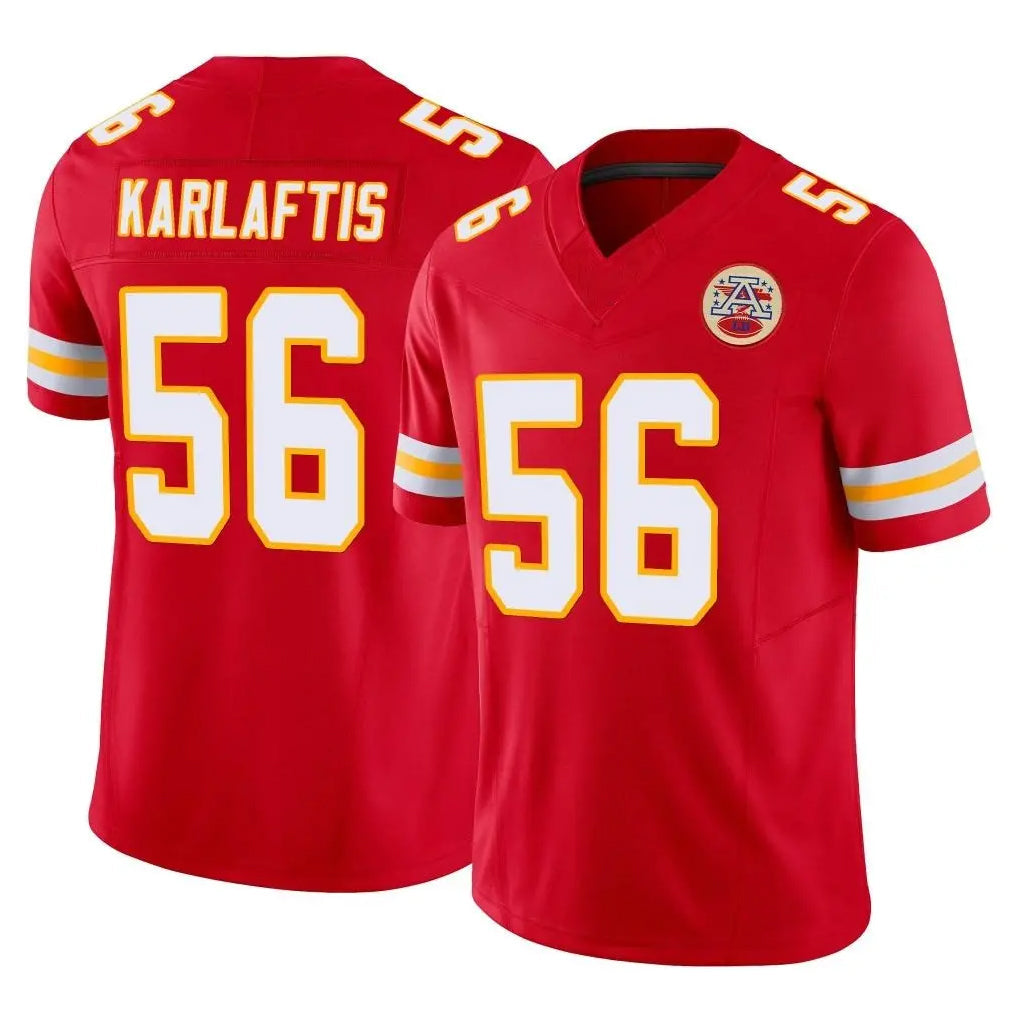 Kooe KC.Chiefs #56 George Karlaftis Player Red Limited Vapor F.U.S.E. Home Game Stitched Jerseys