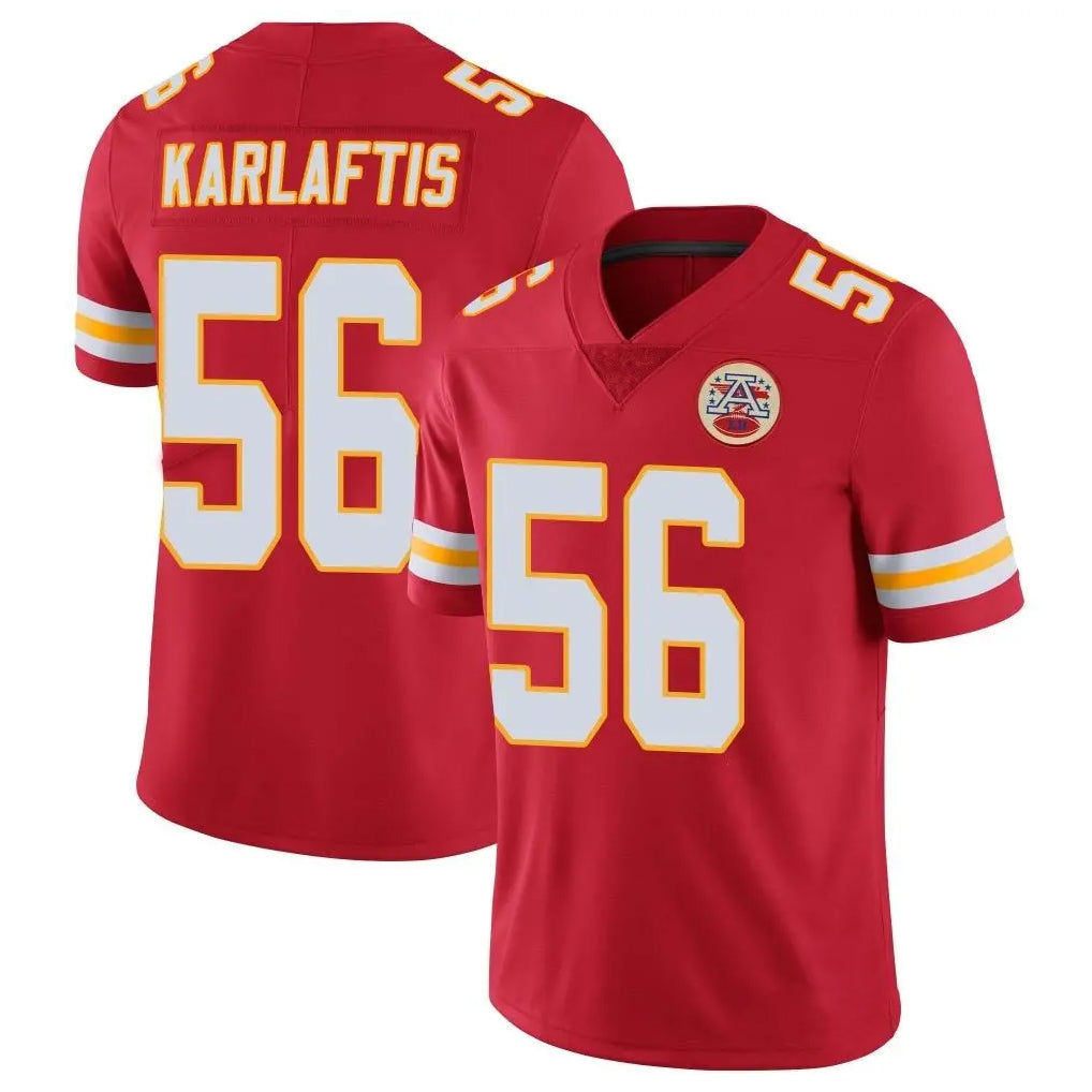 Kooe KC.Chiefs #56 George Karlaftis Player Red Limited Vapor Untouchable Home Game Stitched Jerseys