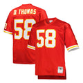 Kooe KC.Chiefs #58 Derrick Thomas Player Red Mitchell & Ness 1994 Throwback Retired Stitched Jerseys