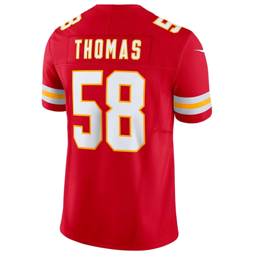 Kooe KC.Chiefs #58 Derrick Thomas Player Red Vapor F.U.S.E. Limited Stitched Jerseys
