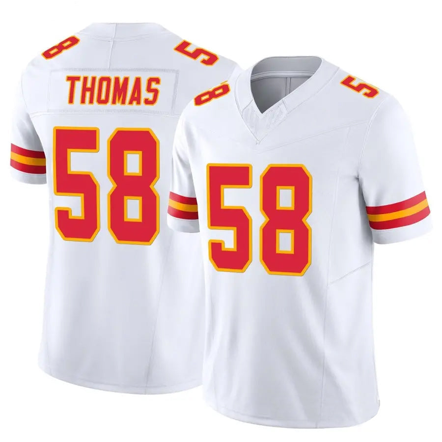 Kooe KC.Chiefs #58 Derrick Thomas Player White Vapor F.U.S.E. Limited Stitched Jerseys
