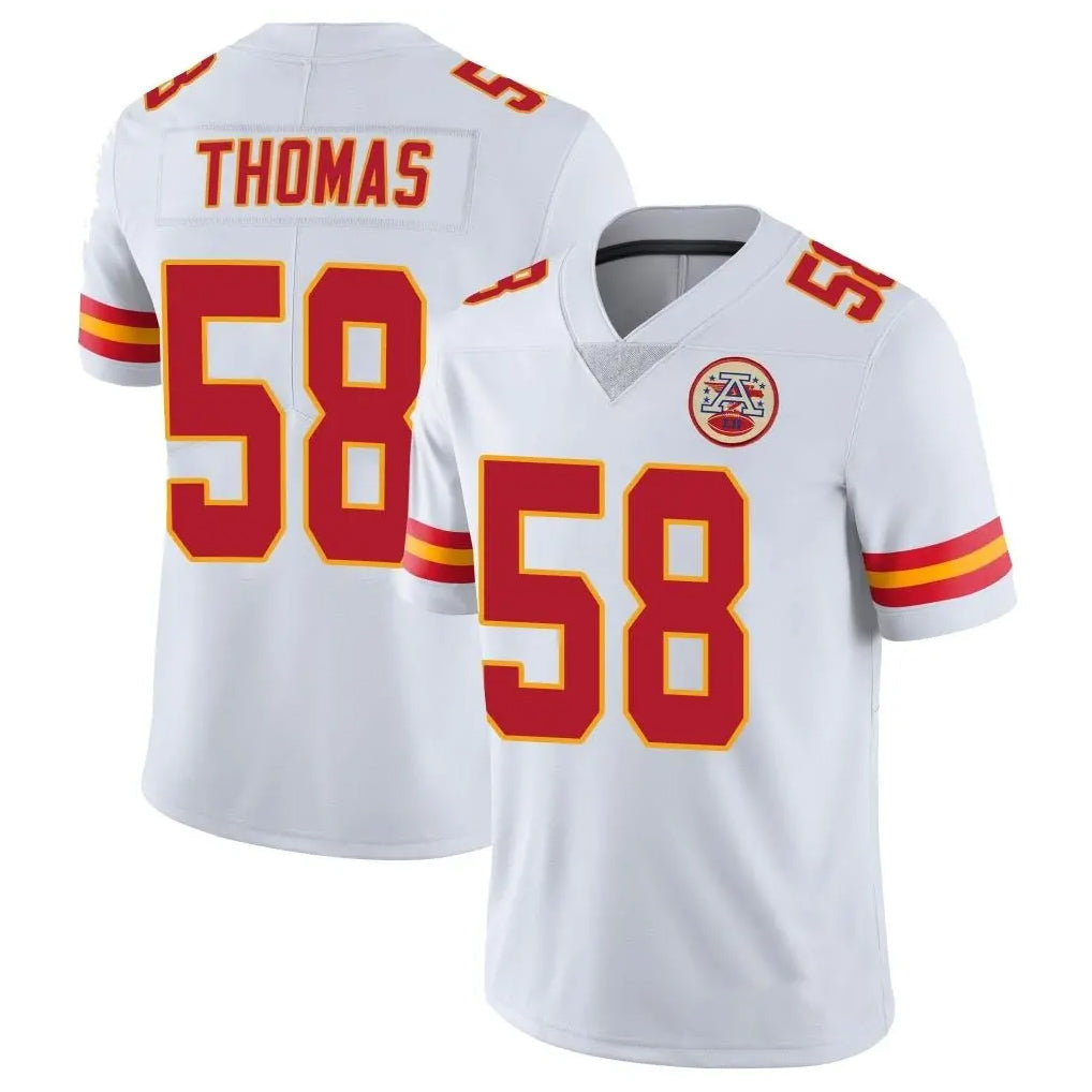Kooe KC.Chiefs #58 Derrick Thomas White Limited Vapor Untouchable Home Game Stitched Jerseys