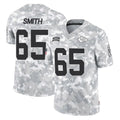 Kooe KC.Chiefs #65 Trey Smith Player Arctic Camo Salute To Service Limited Game Stitched Jerseys
