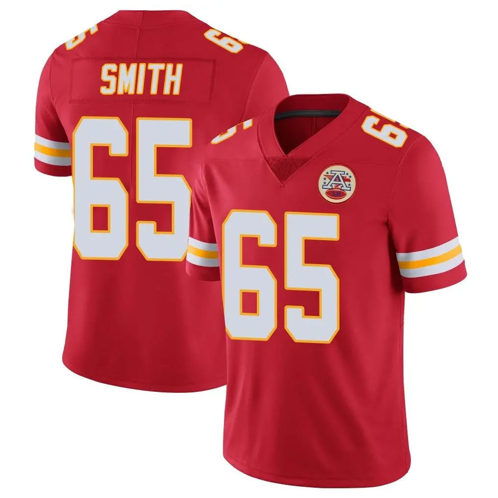 Kooe KC.Chiefs #65 Trey Smithy Player Red Limited Vapor Untouchable Home Game Stitched Jerseys