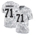 Kooe KC.Chiefs #71 Josh Simmons Player Arctic Camo Salute To Service Limited Game Stitched Jerseys