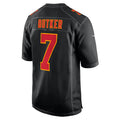 Kooe KC.Chiefs #7 Harrison Butker Player Carbon Black Fashion Game Stitched Jerseys