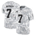 Kooe KC.Chiefs #7 Harrison Butker Player Limited Arctic Camo Salute to Service Stitched Jerseys