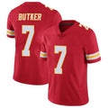 Kooe KC.Chiefs #7 Harrison Butker Player Red Vapor Limited Stitched Jerseys