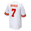 Kooe KC.Chiefs #7 Harrison Butker Player White Home Game Stitched Jerseys