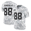 Kooe KC.Chiefs #88 Tony Gonzalez Player Arctic Camo Salute To Service Limited Game Stitched Jerseys