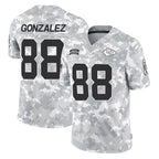 Kooe KC.Chiefs #88 Tony Gonzalez Player Arctic Camo Salute To Service Limited Game Stitched Jerseys