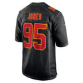 Kooe KC.Chiefs #95 Chris Jones Player Black Fashion Game Stitched Jerseys
