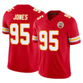 Kooe KC.Chiefs #95 Chris Jones Player Red Limited Vapor F.U.S.E. Home Game Stitched Jerseys
