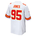 Kooe KC.Chiefs #95 Chris Jones Player White Home Game Stitched Jerseys