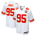Kooe KC.Chiefs #95 Chris Jones Player White Home Game Stitched Jersey